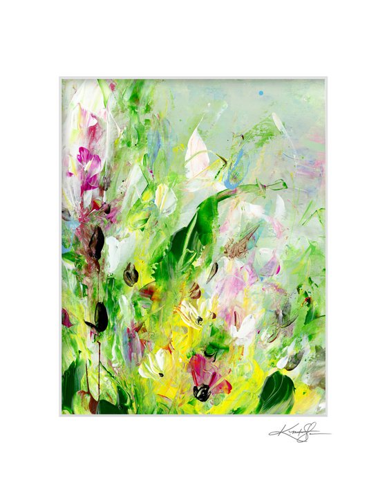 Floral Jubilee 8 - Flower Painting by Kathy Morton Stanion