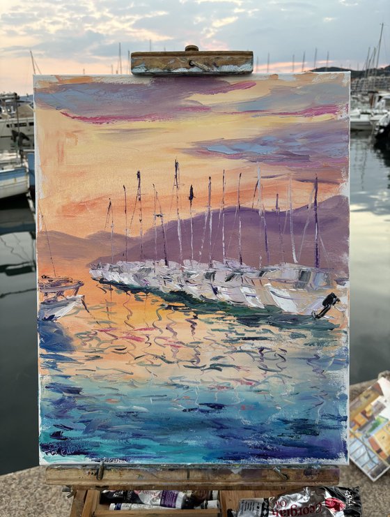 Sunset Serenade, Sainte-Maxime Marina