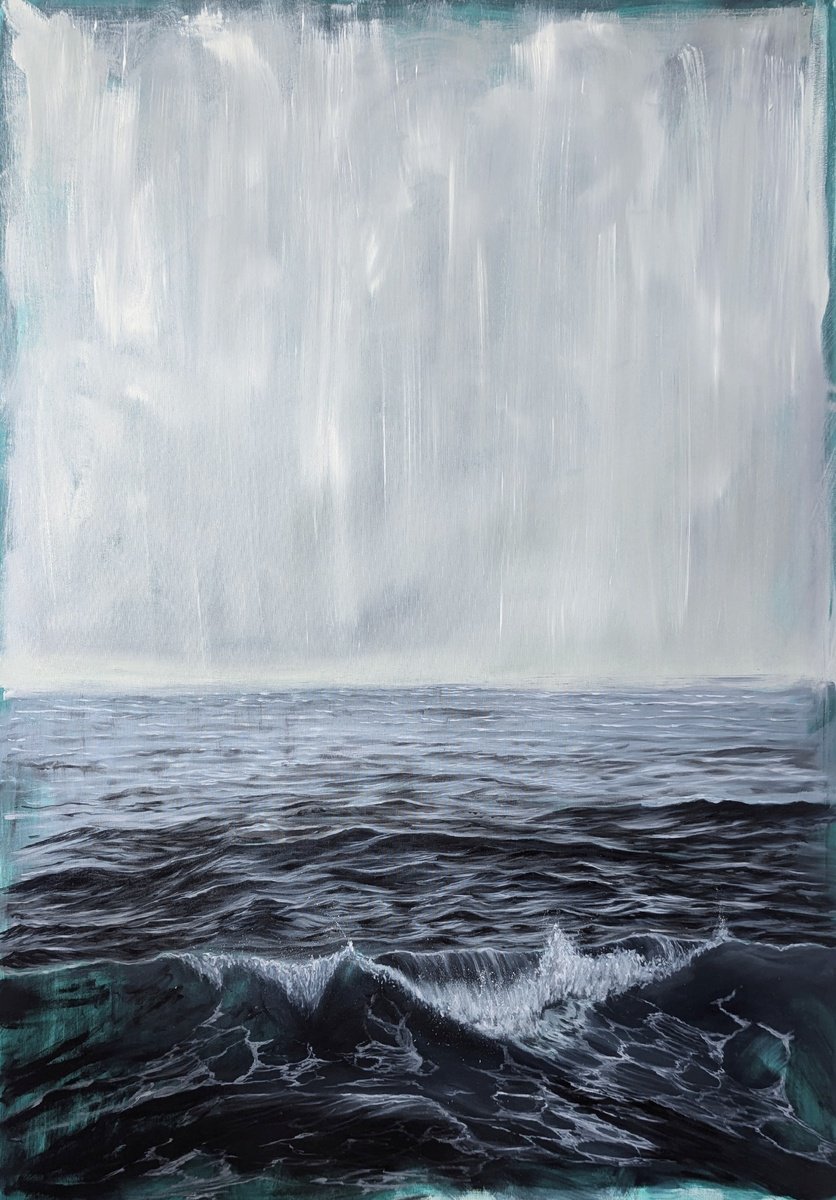 Photorealistic Landscape Oil Painting By Sophie Adair, 39 X 59", Venus, Original Artwork