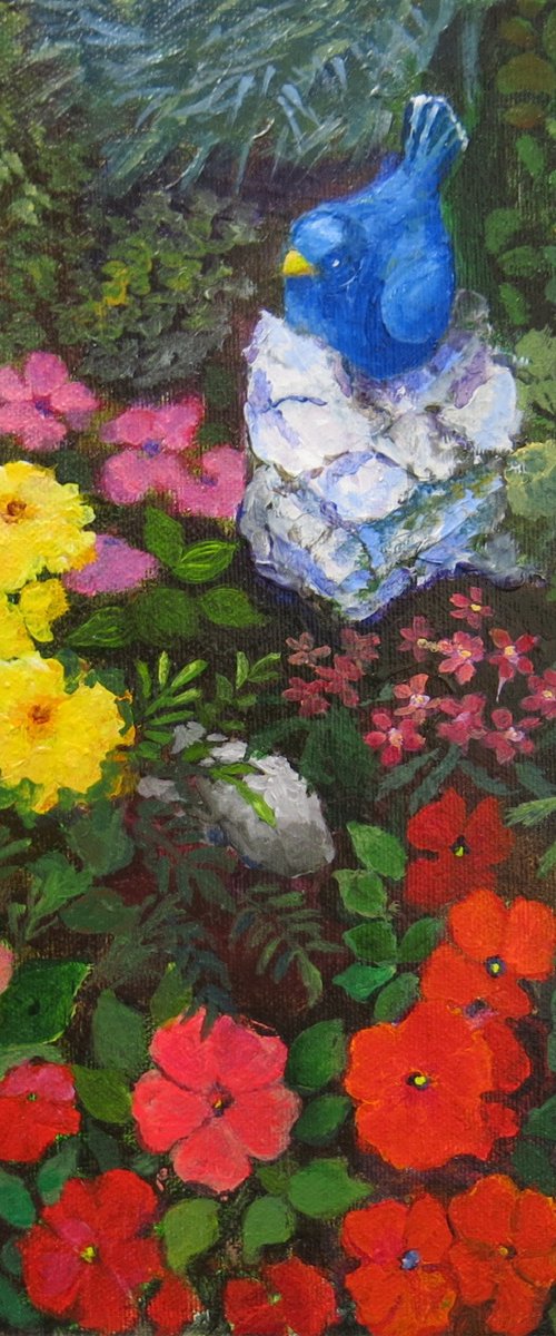 Scene from my Rockery by Maureen Greenwood