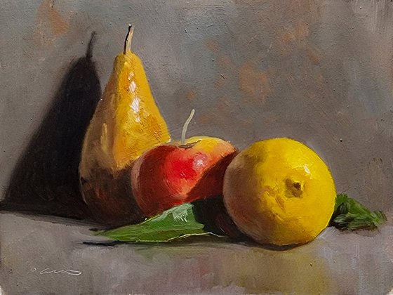Pear,Apple and Lemon
