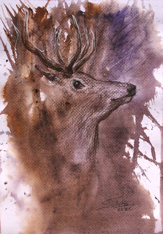 Deer /  ORIGINAL PAINTING