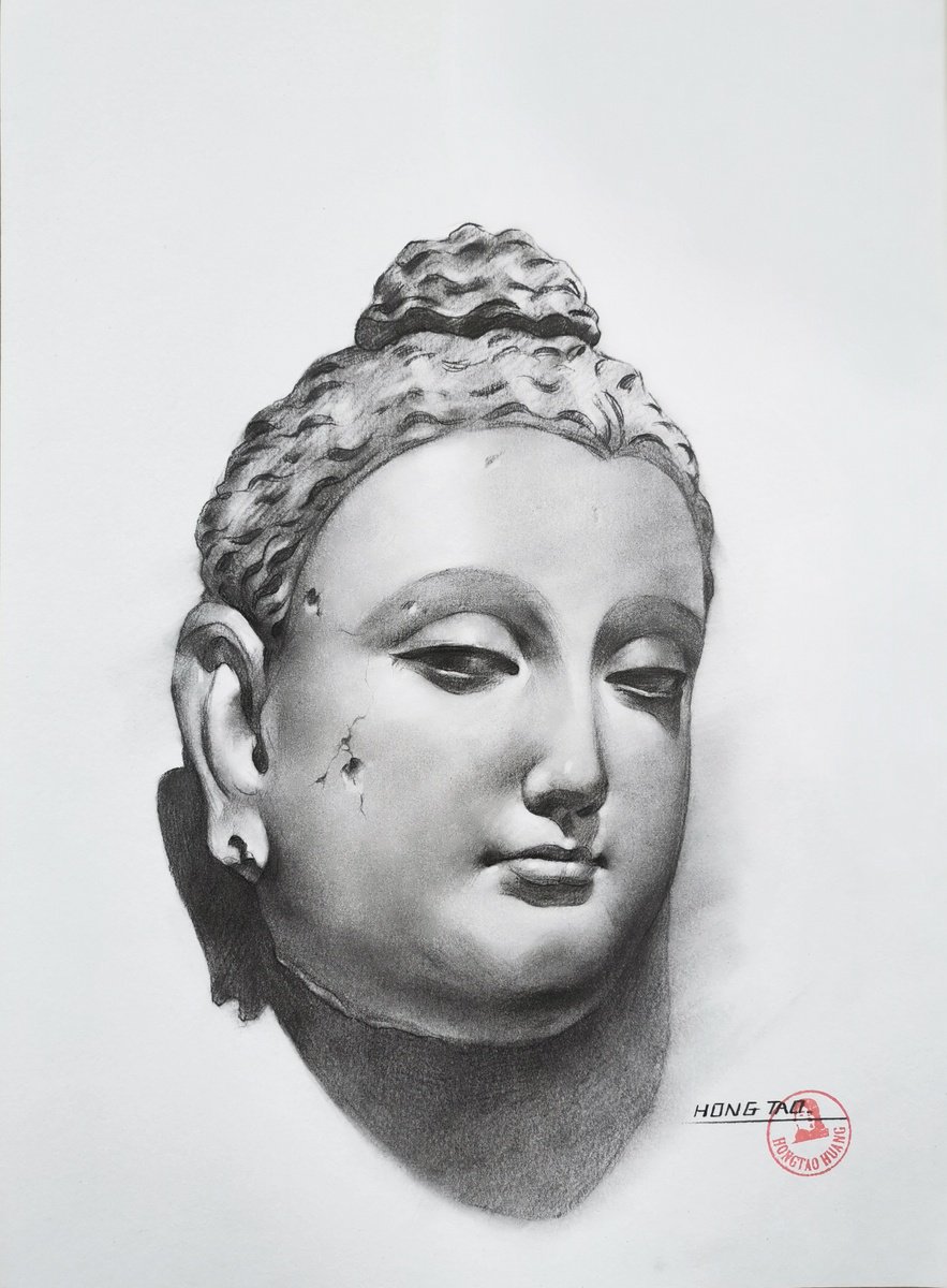 Statue of Buddha by Hongtao Huang