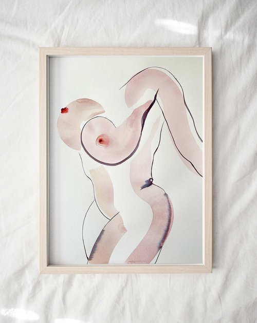 'Fleeting Moment', nude study by Eve Devore