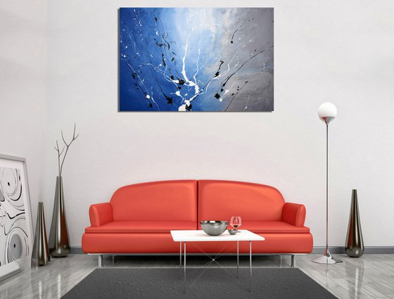 Blue Bayou , abstract painting