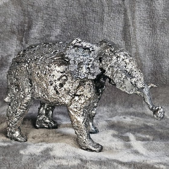 Steel Lace Sculpture – Elephant 50-19