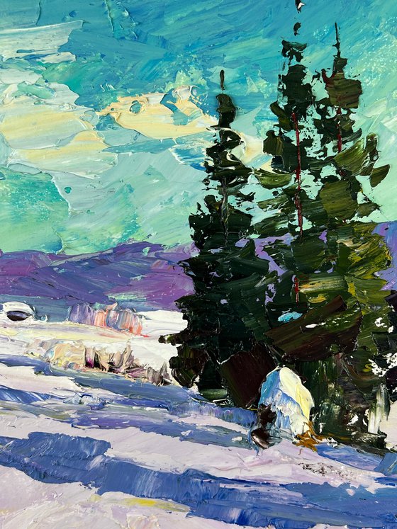 Winter In The Mountains