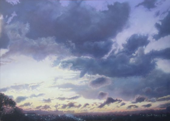 Purple After Sunset (172 x 122cm)