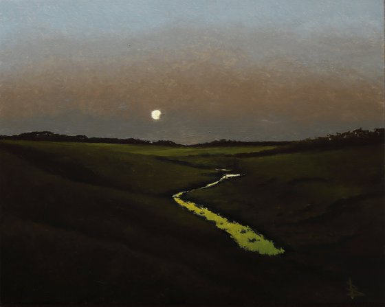 Landscape with the Moon