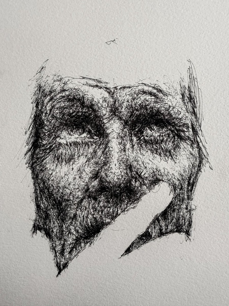 Expressive Ink Drawing , Hope By Jayme Mestieri, 12 X 16, Artwork For Sale On Artfinder