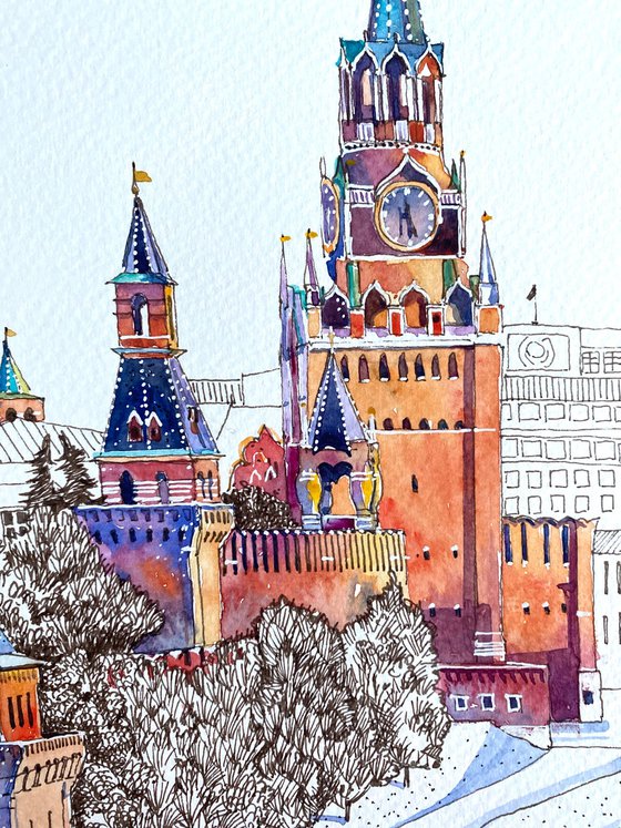 Kremlin in Vibrant Colors