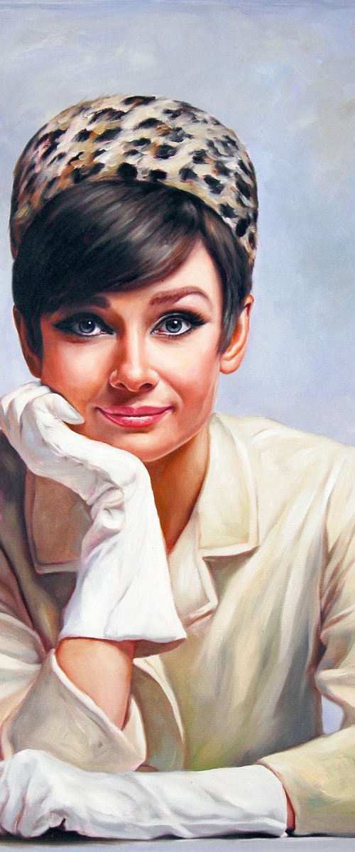 Audrey Hepburn Portrait “How to Steal a Million” by Di Capri