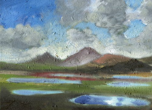 Iceland Lake by Elizabeth Anne Fox