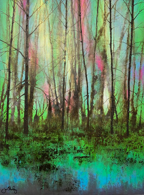 Painting No. 2 of 'Abstract Forest Collection', Series I