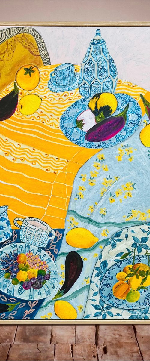 ARTIST'S DINING TABLE by Christabel Page