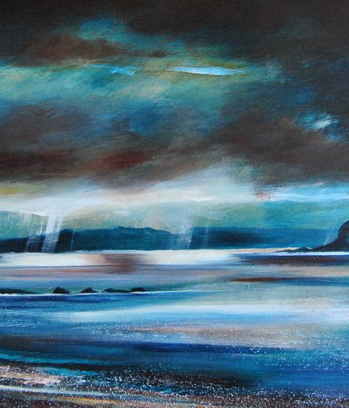 Portree Bay at Dusk by Ian macphie