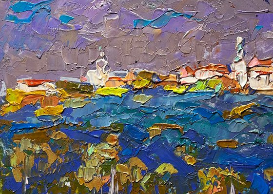 Covered with grey clouds