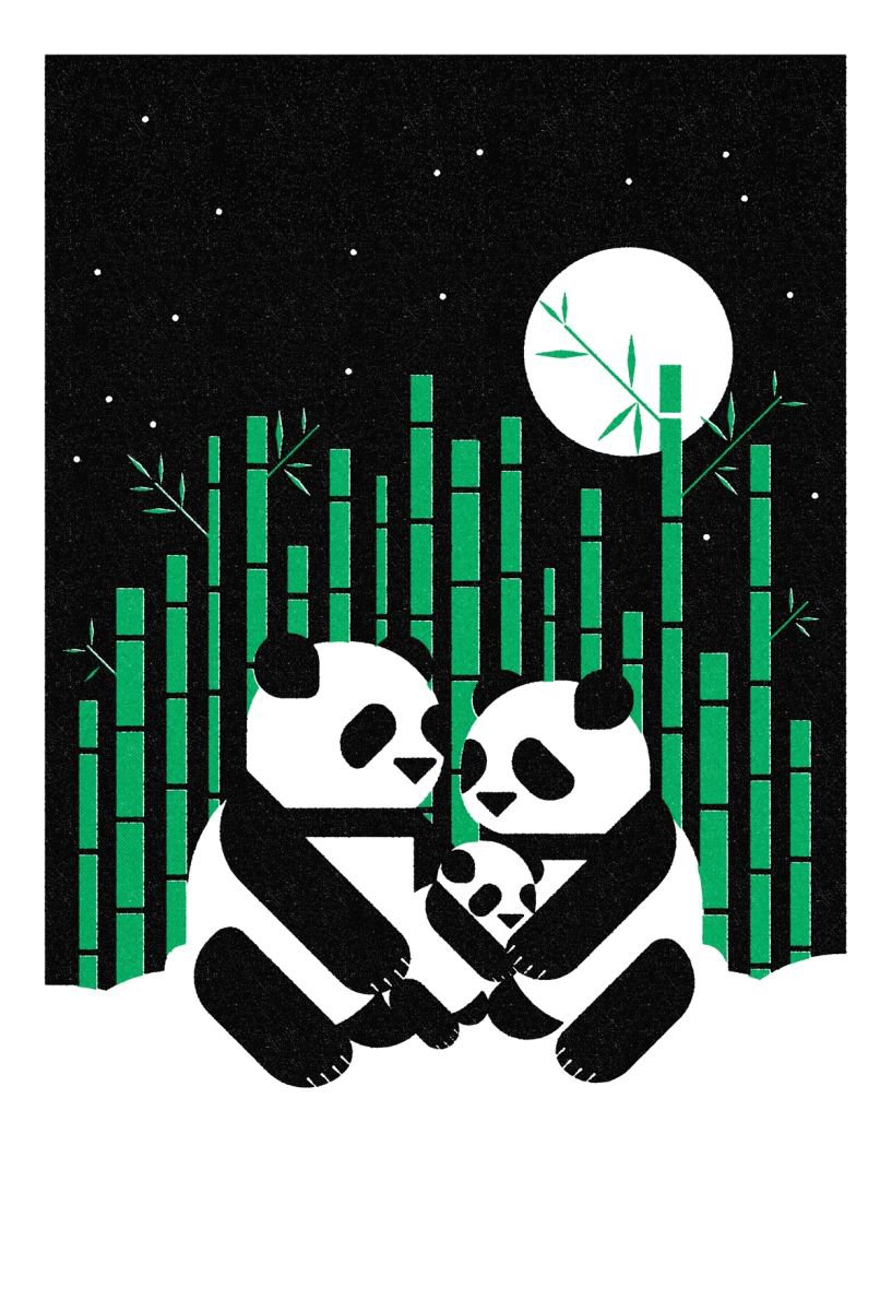 Pandas by Forty Winks Art