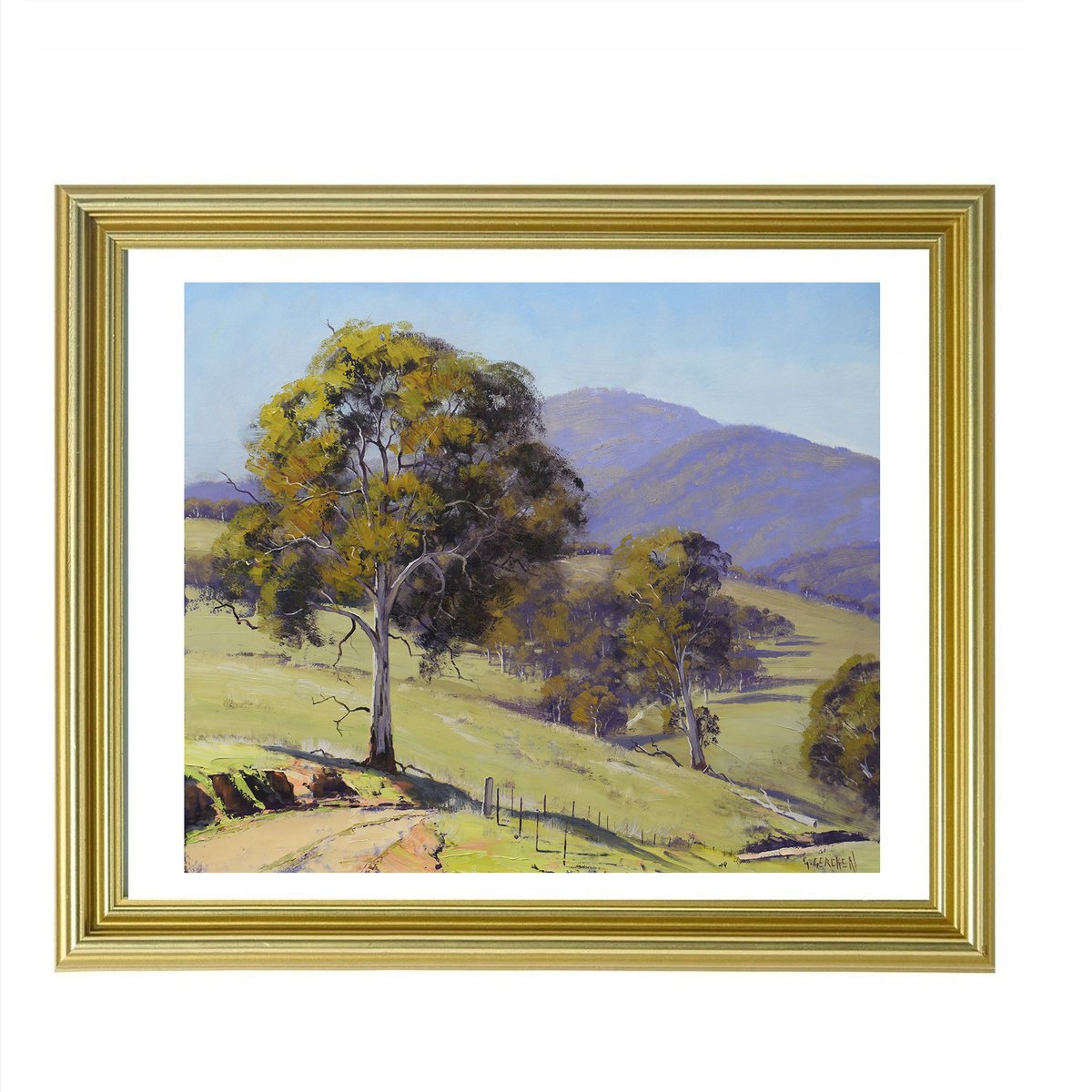 Road Into The Valley Nsw By Graham Gercken, 20 X 16, Artwork For Sale On Artfinder
