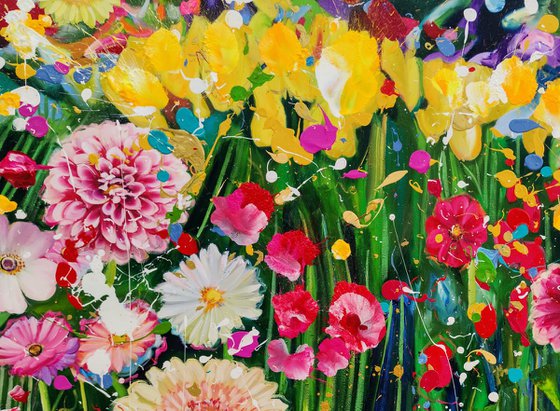 we fell in summer flowers