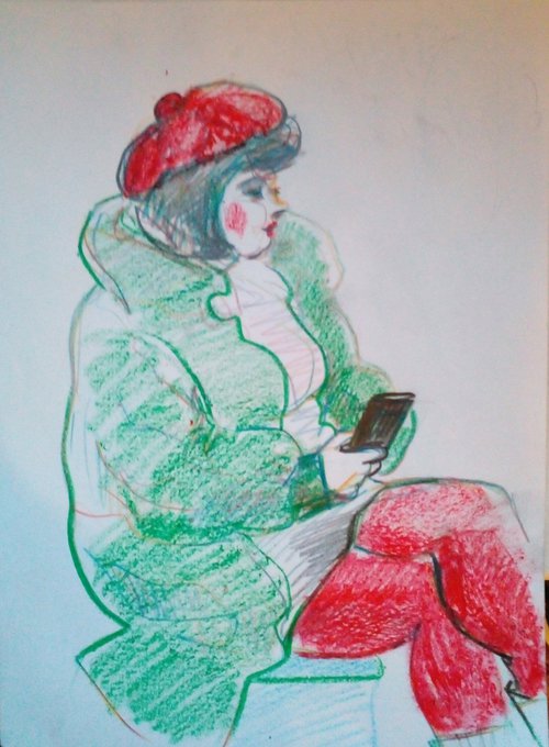 Lifestyle sketches 13 by Oxana Raduga