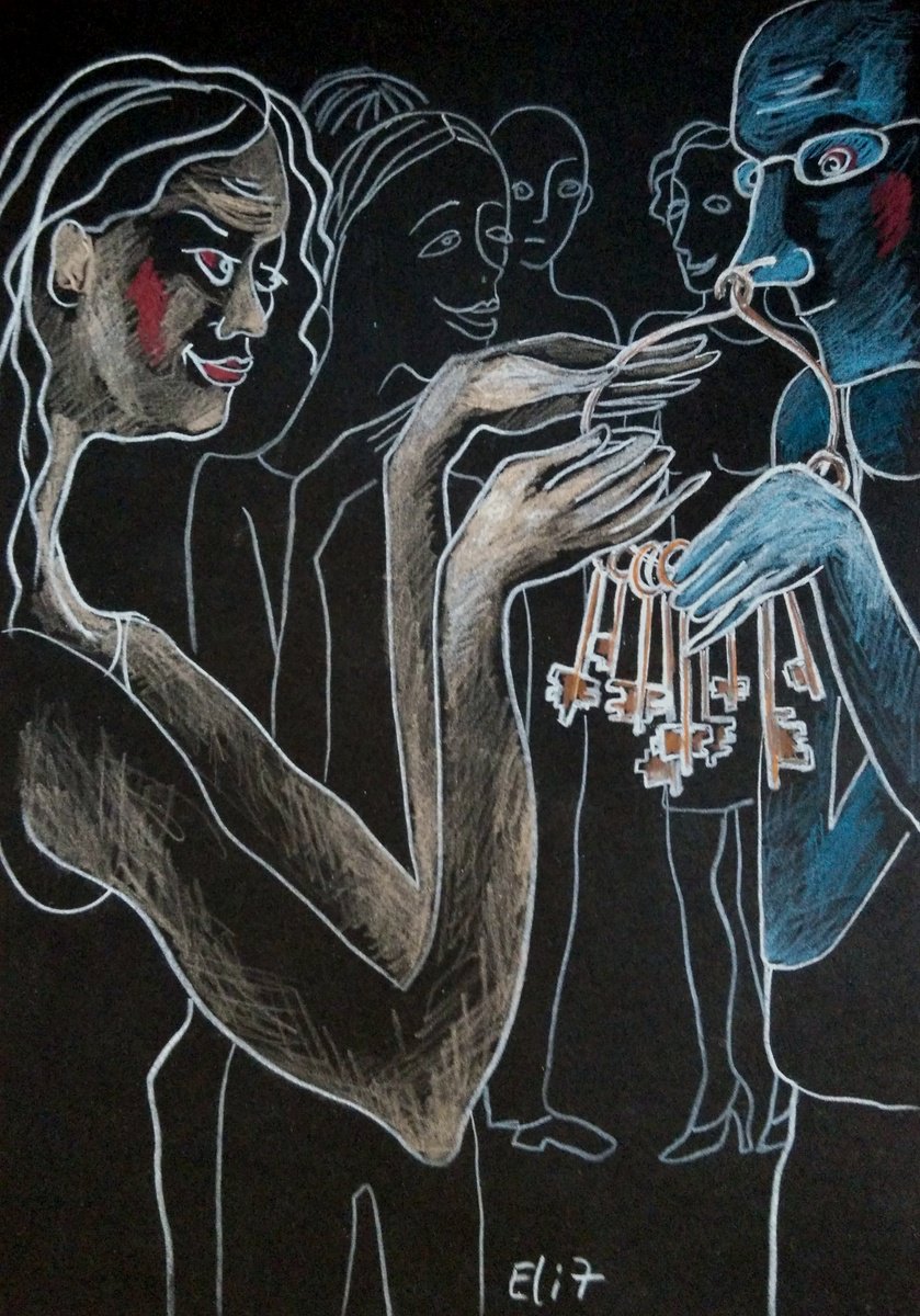 Pencil Drawing , Our Old Keys By Elisheva Nesis, 8 X 12, Artwork For Sale On Artfinder
