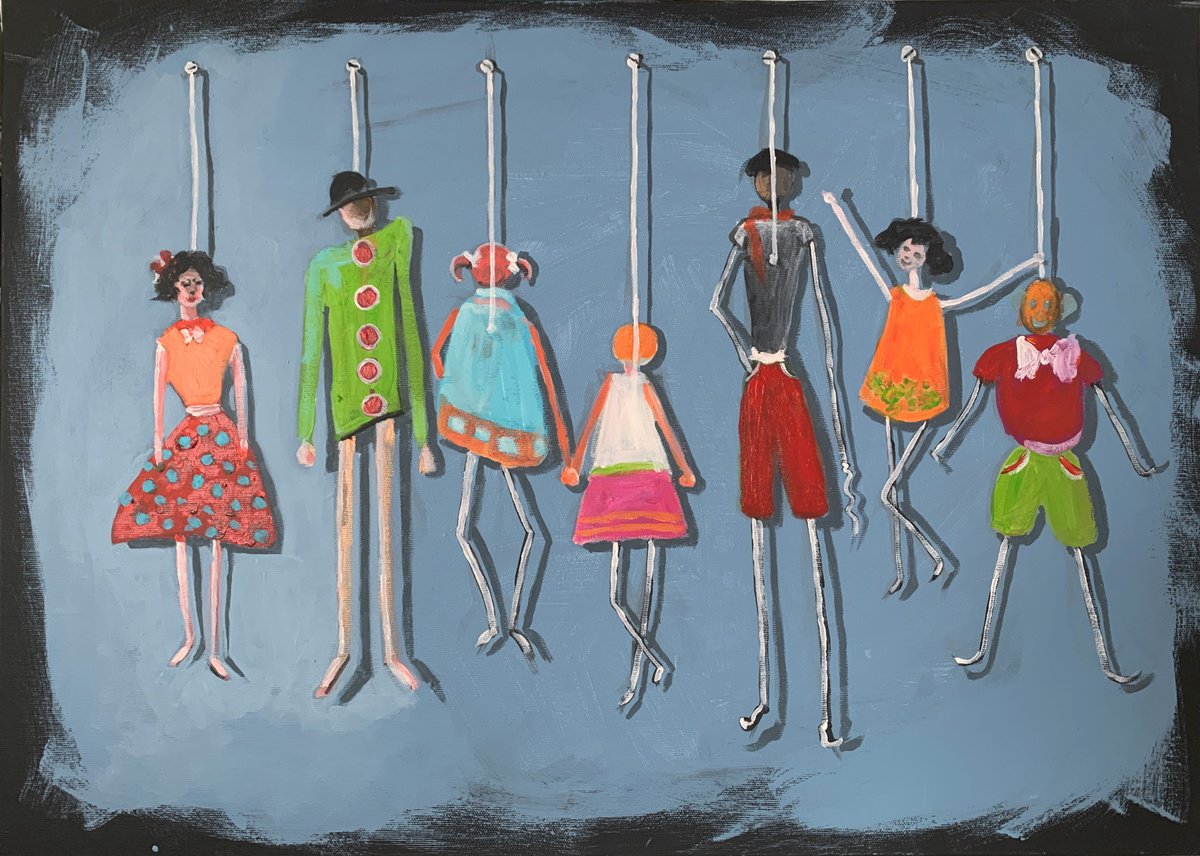 Dolls.. By Vita Schagen, 28 X 20, Artwork For Sale On Artfinder