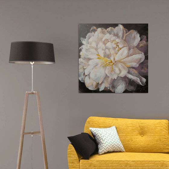 “In the light.Peony”