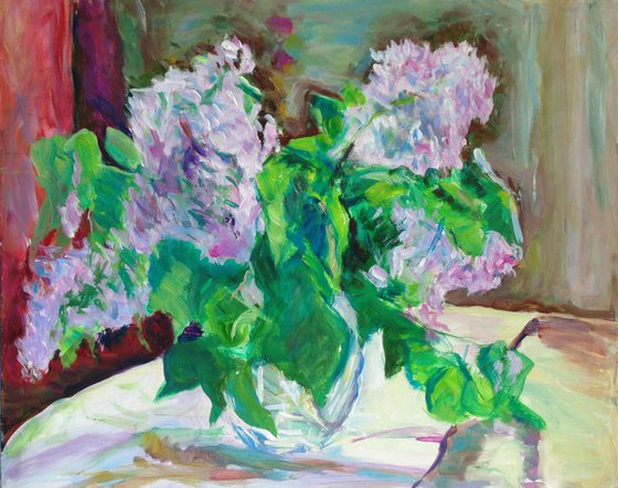 A bouquet of lilac
