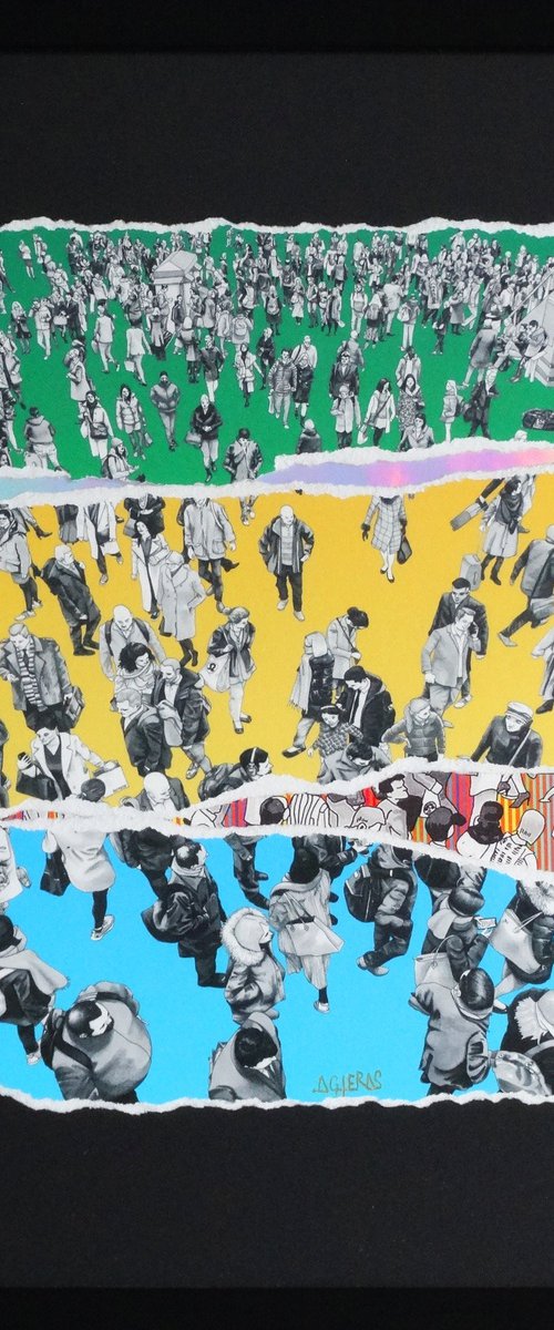 People At Station II Collage I by Arturo Garcia de las Heras (Agheras73)