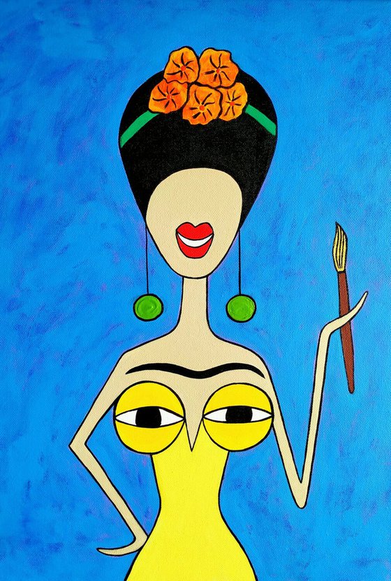 My tits love Frida(yellow)