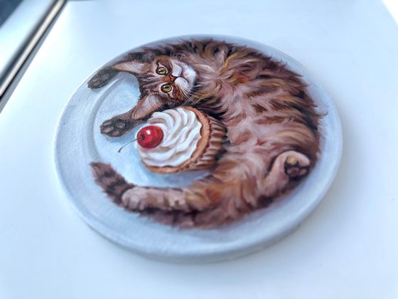 On a Dessert Plate
