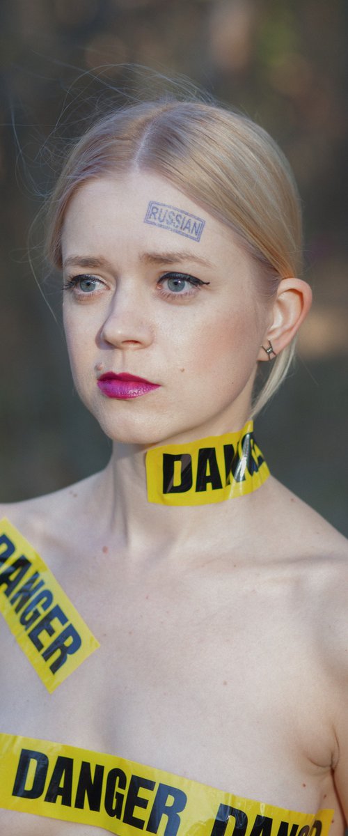 Crime Scene. Self- Portait - Limited Edition of 1/2 by Inna Mosina