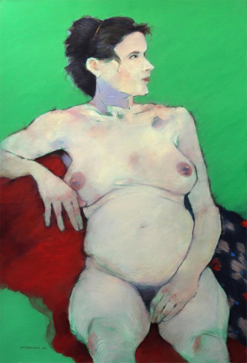 Pregnant Nude by Nicholas Robertson