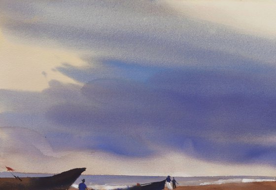 Feelings galore, on seashore