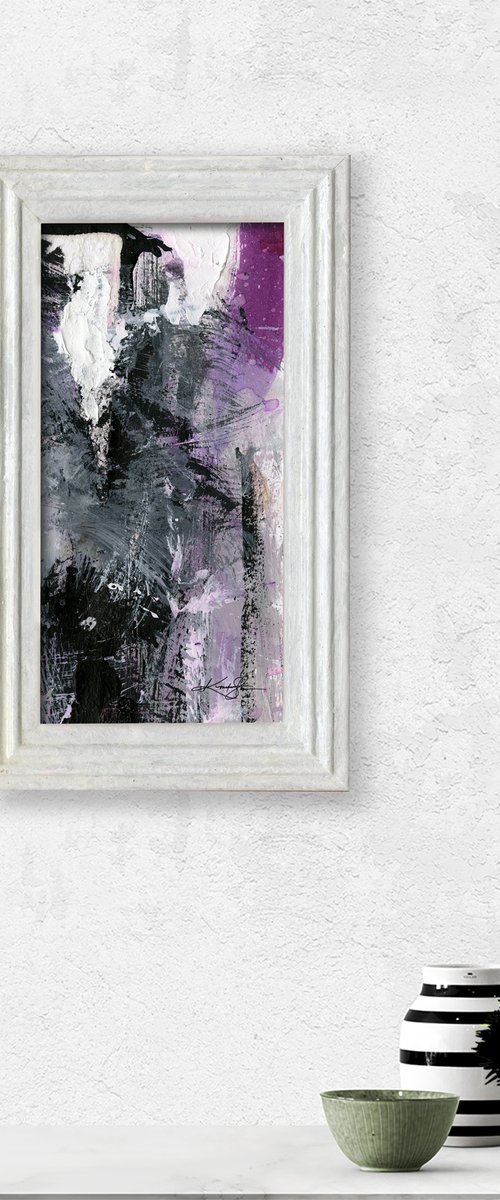 Brush Euphoria 3 - Framed Abstract Painting by Kathy Morton Stanion by Kathy Morton Stanion