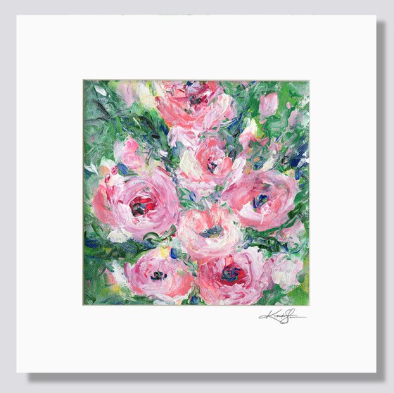 Floral Melody 39 - Floral Abstract Painting by Kathy Morton Stanion