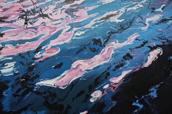 Estate Lake XI Oil painting by Simon Jones | Artfinder