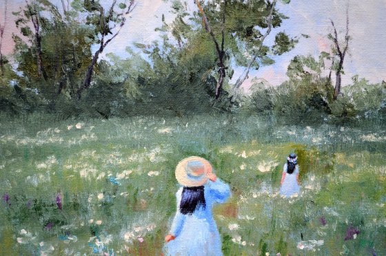 In the wildflowers