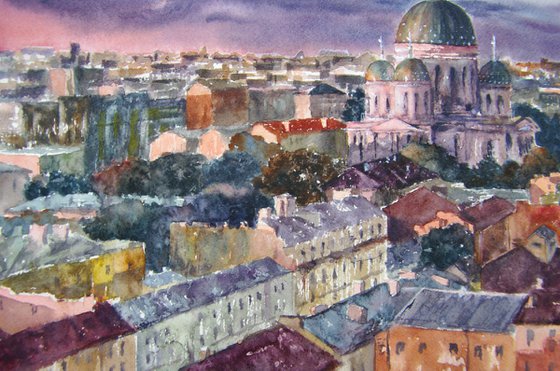 The roofs of Saint Petersburg