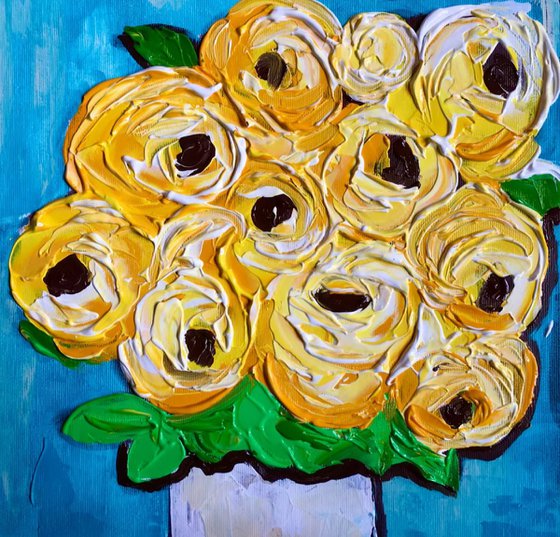 ABSTRACT BOUQUET Of ROSES