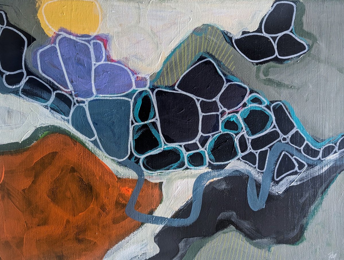  The Streams By Pia Jarvinen, 16 X 12, Artwork For Sale On Artfinder