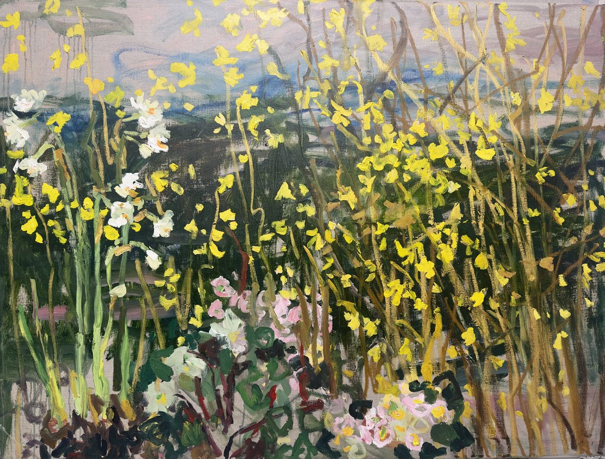 In my garden by Lilia Orlova-Holmes