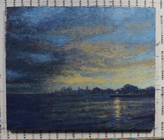Chicago Skyline from Evanston
