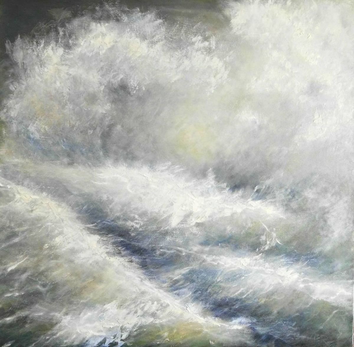 Storm #2. By Leo Baxiner, 28 X 28, Artwork For Sale On Artfinder