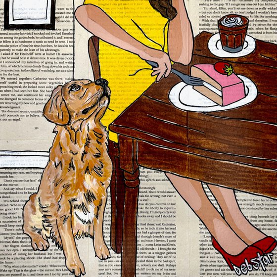 Dog Days Coffee and Cake 30cm x 30cm