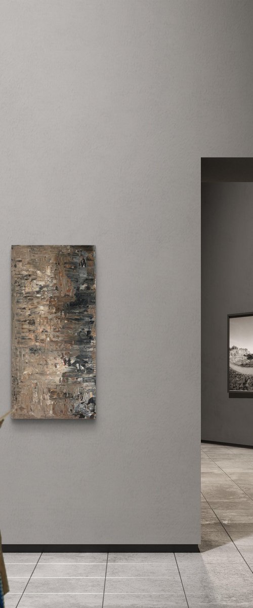 „Where silence dwells“ 50x100x2 cm by Exclusive Arts