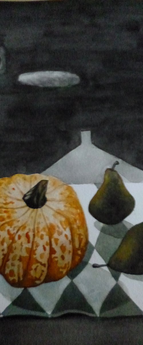 Still Life With Gourd by Donna McGlynn