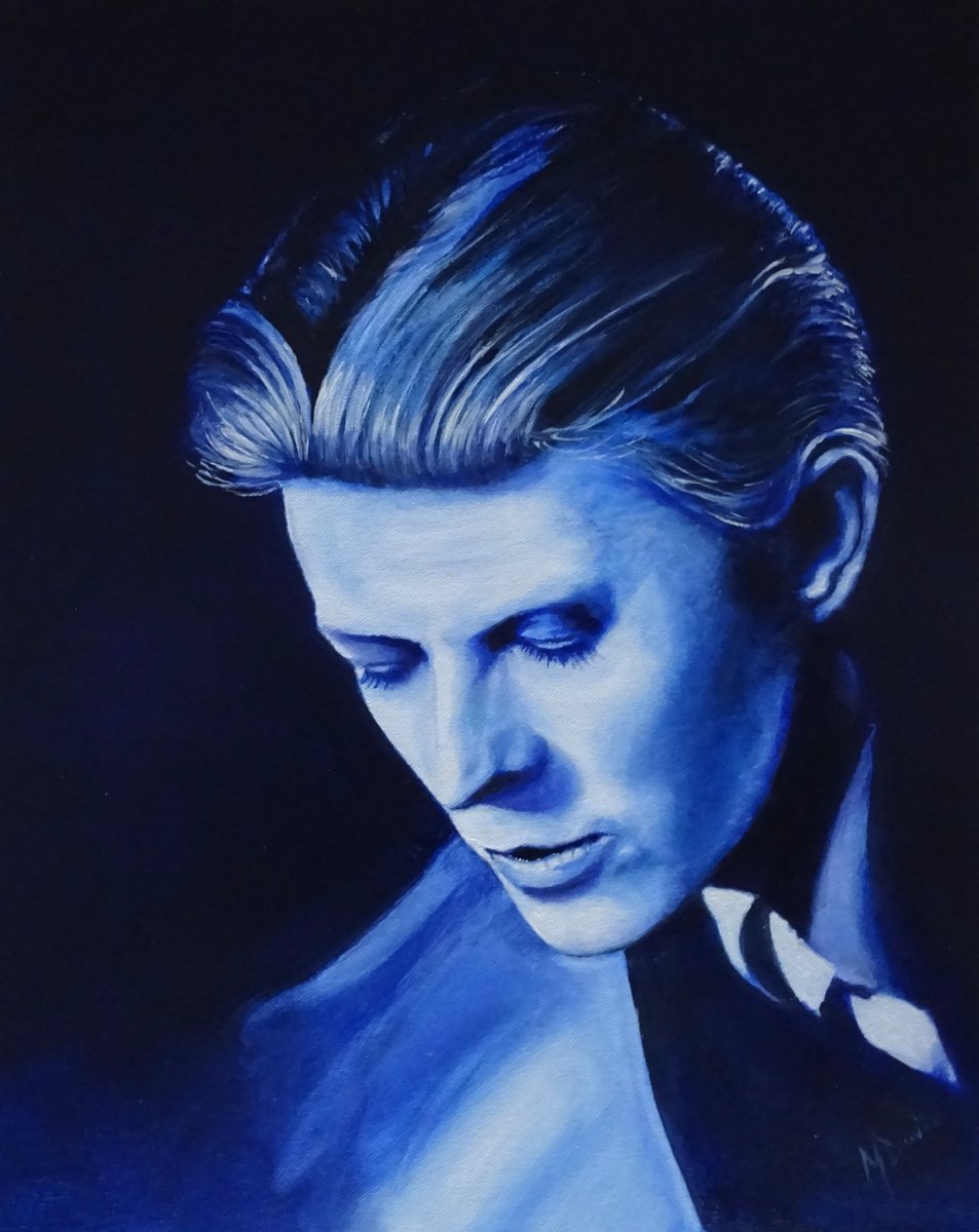 David Bowie by Mel Davies Original Art