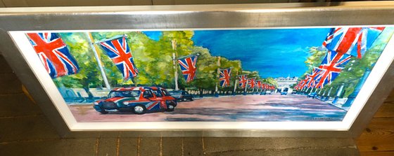 Union Jack celebrations in the Mall